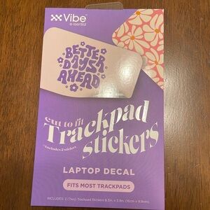 Trackpad Stickers Laptop "Better Days Ahead" Decals 2-Pack (New)